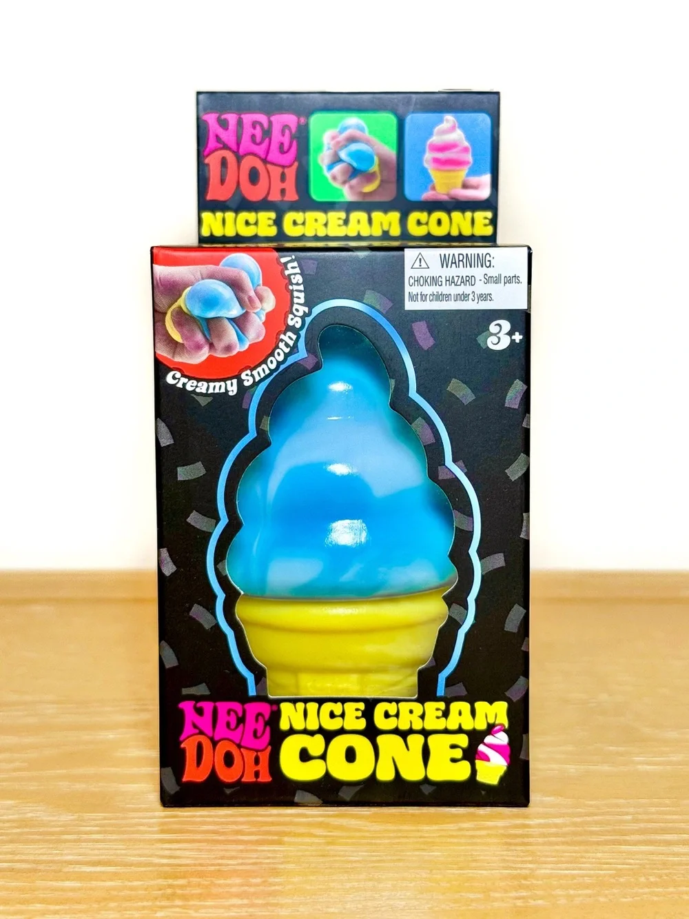 NeeDoh Nice Cream Cone + Jelly Squish Bundle 🩵